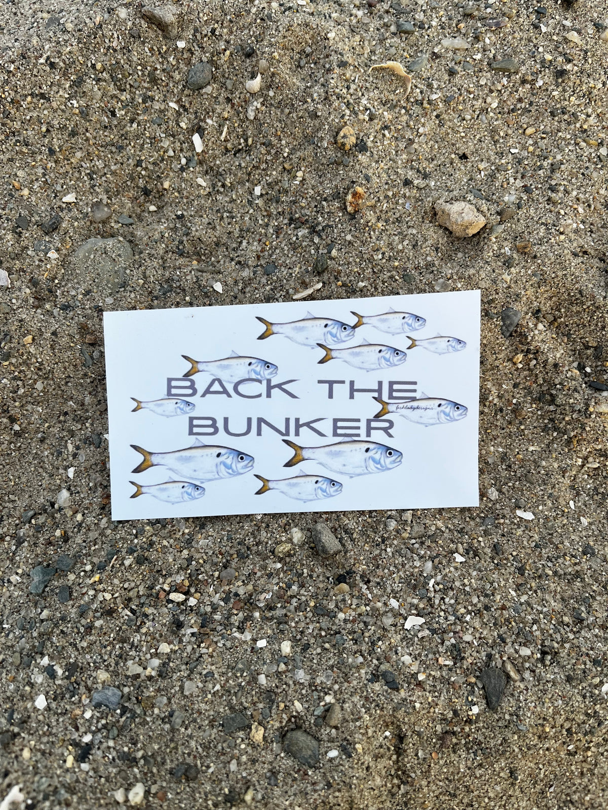 “Back the Bunker” Sticker