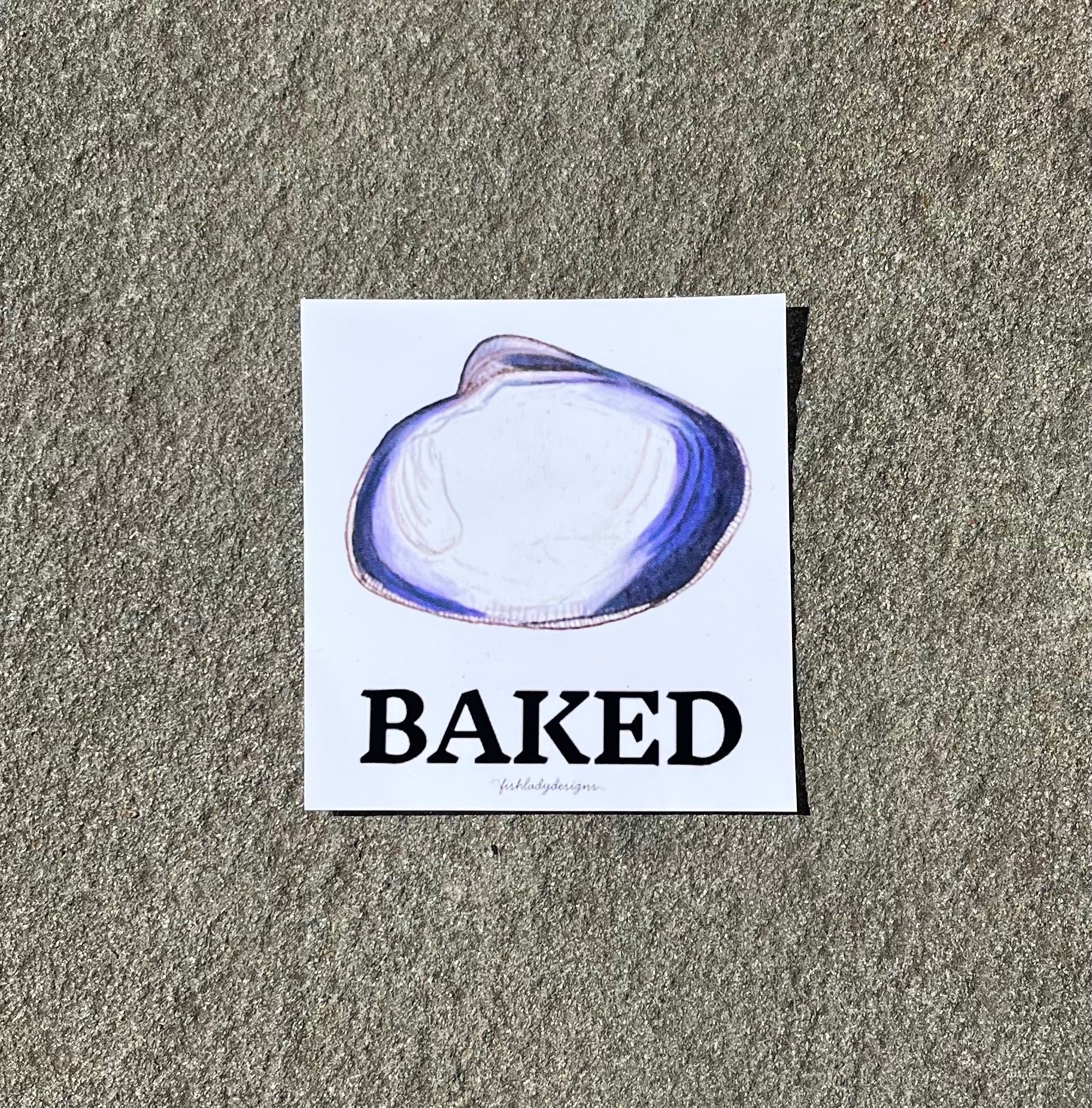 Baked Clam Sticker